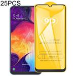 25 PCS 9D Full Glue Full Screen Tempered Glass Film For Galaxy A20e