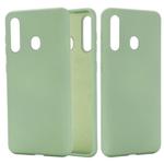 Solid Color Liquid Silicone Dropproof Full Coverage Protective Case for Galaxy A60 / M40(Green)