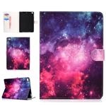Colored Pattern Drawing Horizontal Flip PU Leather Case with Three-folding Holder & Sleep / Wake-up Functionfor for iPad 5 / 6 / 8(Starry sky)