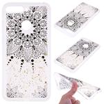 Cartoon Pattern Gold Foil Style Dropping Glue TPU Soft Protective Case for Huawei Y6 (2018)(Datura)