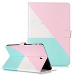 Colored Drawing Pattern Horizontal Flip PU Leather Case with Holder & Card Slots & Wallet For Galaxy Tab S4 10.5 / T830(Pink 3-Color  Marble)