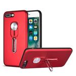 Shockproof TPU + PC Protective Case with Holder For iPhone 8 Plus & 7 Plus(Red)