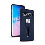 Shockproof TPU + PC Protective Case with Holder For Galaxy S10 (Blue)