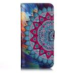 Oil Embossed Coloured Drawing Pattern Horizontal Flip PU Leather Case with Holder & Card Slots & Wallet & Photo Frame For Galaxy A50(Half Sunflower)