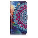 Oil Embossed Coloured Drawing Pattern Horizontal Flip PU Leather Case with Holder & Card Slots & Wallet & Photo Frame For Galaxy A60 / M40(Half Sunflower)