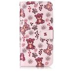 Oil Embossed Coloured Drawing Pattern Horizontal Flip PU Leather Case with Holder & Card Slots & Wallet & Photo Frame For OnePlus 7(Little Bear)