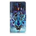 Oil Embossed Coloured Drawing Pattern Horizontal Flip PU Leather Case with Holder & Card Slots & Wallet & Photo Frame For Huawei P30 Lite(Tiger)