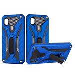 Shockproof TPU + PC Protective Case with Holder For Galaxy A2 Core(Blue)