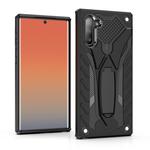 Shockproof TPU + PC Protective Case with Holder For Galaxy Note 10(Black)