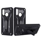 Shockproof TPU + PC Protective Case with Holder For Vivo Y17(Black)