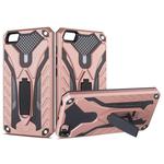 Shockproof TPU + PC Protective Case with Holder For Xiaomi Redmi Go(Rose Gold)