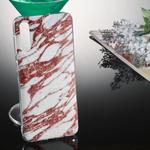 Coloured Drawing Pattern IMD Workmanship Soft TPU Protective Case For Galaxy A50(Rose Gold Marble)