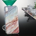 Coloured Drawing Pattern IMD Workmanship Soft TPU Protective Case For Huawei Y5 2019(Elegant Marble)
