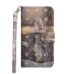3D Painting Pattern Coloured Drawing Horizontal Flip TPU + PU Leather Case with Holder & Card Slots & Wallet for Xiaomi Redmi Note 7s(Cat Tiger)