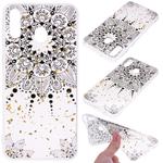Cartoon Pattern Gold Foil Style Dropping Glue TPU Soft Protective Case for Galaxy M30(Datura)