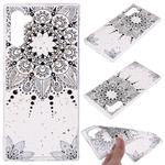 Cartoon Pattern Gold Foil Style Dropping Glue TPU Soft Protective Case for Galaxy Note 10(Datura)