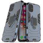 Panther PC + TPU Shockproof Protective Case with Magnetic Ring Holder for iPhone 11(Grey)
