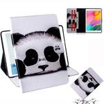 3D Colored Drawing Horizontal Flip Leather Case with Holder & Card Slot & Wallet For Galaxy Tab A 8.0 (2019) / T290 / T295(Panda)