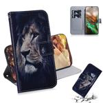 3D Colored Drawing Horizontal Flip Leather Case, with Holder & Card Slot & Wallet For Galaxy Note 10(Lion)