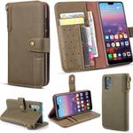 Vintage Cowhide Sling Texture Horizontal Flip Leather Case with Card Slots & Wallet & Holder for Galaxy Note 10+(Green)
