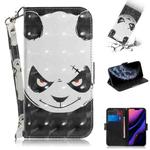 For iPhone 11 Pro 3D Colored Drawing Horizontal Flip Leather Case, with Holder & Card Slot & Wallet (Angry Bear)