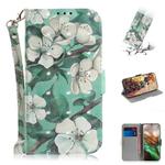3D Colored Drawing Horizontal Flip Leather Case, with Holder & Card Slot & Wallet For Galaxy Note 10(Watercolor Flower)