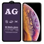 For iPhone XR / 11 AG Matte Anti Blue Light Full Cover Tempered Glass