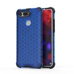 Shockproof Honeycomb PC + TPU Case for Huawei Honor V20(Blue)