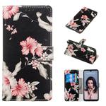 Colored Drawing Marble Pattern Horizontal Flip PU Leather Case with Holder & Card Slots & Wallet For Huawei P30 Lite / Nova 4e(Azalea)