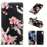 Colored Drawing Marble Pattern Horizontal Flip PU Leather Case with Holder & Card Slots & Wallet For Galaxy A10 / M10(Azalea)