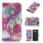 Colored Drawing Marble Pattern Horizontal Flip PU Leather Case with Holder & Card Slots & Wallet For Galaxy J4+(Butterfly Wind Chimes)