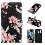 Colored Drawing Marble Pattern Horizontal Flip PU Leather Case with Holder & Card Slots & Wallet For Galaxy M30(Azalea)