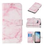Colored Drawing Marble Pattern Horizontal Flip PU Leather Case with Holder & Card Slots & Wallet For Galaxy S10e(Pink)