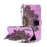 Magic 3D Bright Coloured Drawing Pattern Horizontal Flip PU Leather Case with Holder & Card Slots & Wallet & Photo Frame for Huawei P20 Lite(Half Mandala)