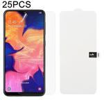 25 PCS Soft Hydrogel Film Full Cover Front Protector with Alcohol Cotton + Scratch Card for Galaxy A10