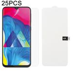 25 PCS Soft Hydrogel Film Full Cover Front Protector with Alcohol Cotton + Scratch Card for Galaxy M10