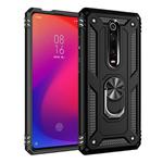 Armor Shockproof TPU + PC Protective Case with 360 Degree Rotation Holder for Xiaomi Redmi K20(Black)