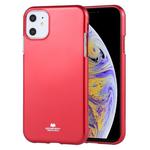 GOOSPERY JELLY TPU Shockproof and Scratch Case for iPhone 11(Red)
