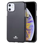 GOOSPERY JELLY TPU Shockproof and Scratch Case for iPhone 11(Black)