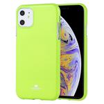 GOOSPERY JELLY TPU Shockproof and Scratch Case for iPhone 11(Green)