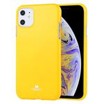 GOOSPERY JELLY TPU Shockproof and Scratch Case for iPhone 11(Yellow)