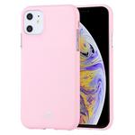 GOOSPERY JELLY TPU Shockproof and Scratch Case for iPhone 11(Pink)