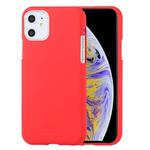 GOOSPERY SOFE FEELING TPU Shockproof and Scratch Case for iPhone 11(Red)