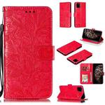 Lace Flower Horizontal Flip Leather Case with Holder & Card Slots & Wallet for iPhone 11 Pro Max(Red)