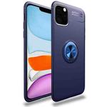 For iPhone 11 lenuo Shockproof TPU Case with Invisible Holder (Blue)