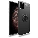 For iPhone 11 Pro Max lenuo Shockproof TPU Case with Invisible Holder (Black)