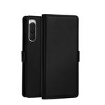 DZGOGO MILO Series PC + PU Horizontal Flip Leather Case with Holder & Card Slot & Wallet For Sony Xperia 2(Black)