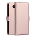 DZGOGO MILO Series PC + PU Horizontal Flip Leather Case with Holder & Card Slot & Wallet For Sony Xperia 20(Rose Gold)