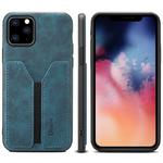 For iPhone 11 PU + TPU Protective Case with Card Slots (Blue)