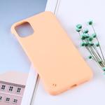 Anti-skidding PC Protective Case for iPhone 11(Apricot)